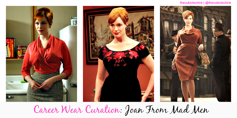 Career Wear Curation Joan From Mad Men
