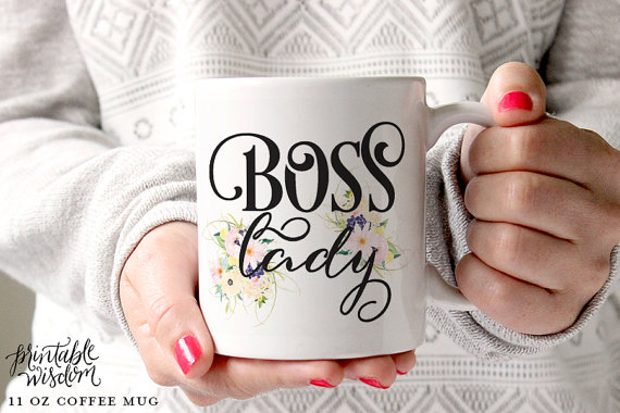 Boss Lady Mug Gift Idea Coworkers