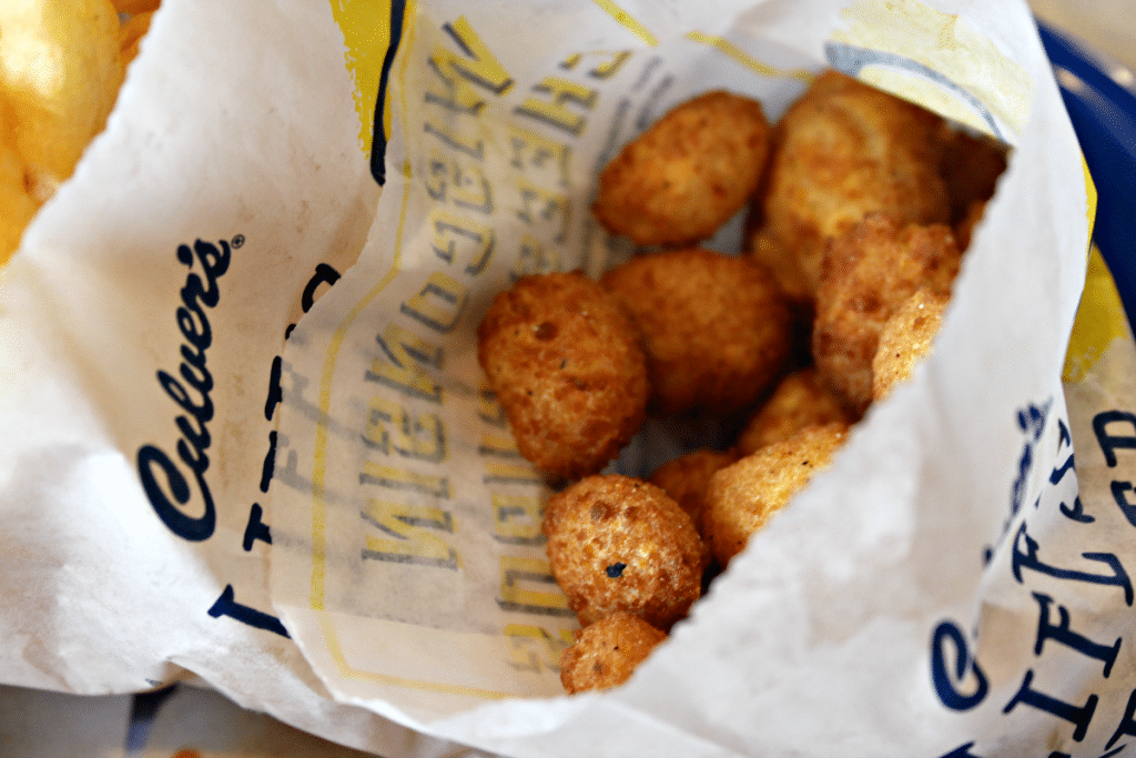 October 15th is National Cheese Curd Day. Get your celebration on at Culver's while enjoying the stringy cheesiness during your lunch break.