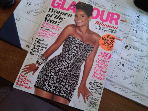 glam My cover which I received with Rihanna.