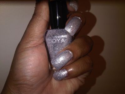 Zoya's UltraGlimmer polish in LUNA. Tre fab!