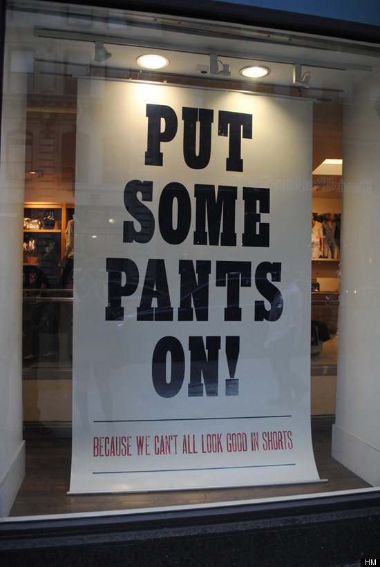 Clothing Giant Gap Says ‘Put Some Pants On’. Is This Offensive?