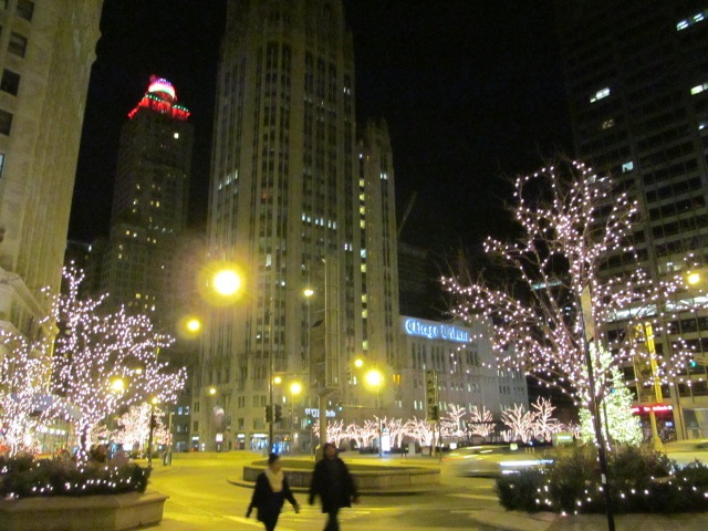Chicago’s Michigan Avenue: Nighttime Holiday Photos