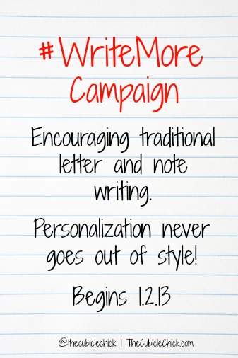 Join Us for the #WriteMore Campaign: Encourage Traditional Letter Writing