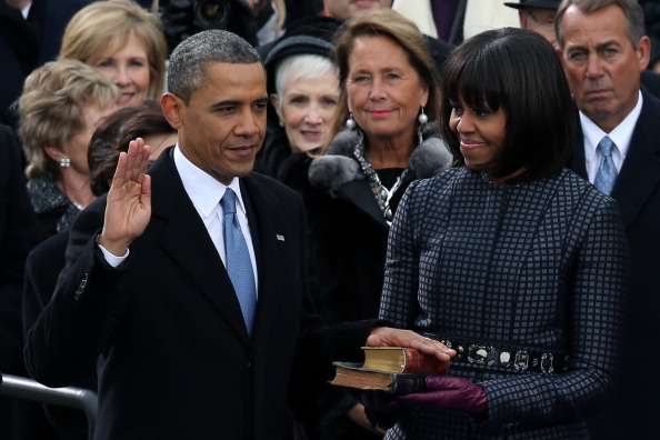 Barack Obama Sworn In As U.S. President For A Second Term