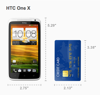 HTC One X specs