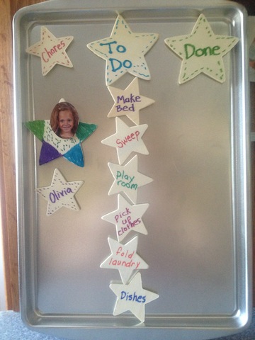 Getting Kids on Board for a Clean 2013: DIY Chore Chart