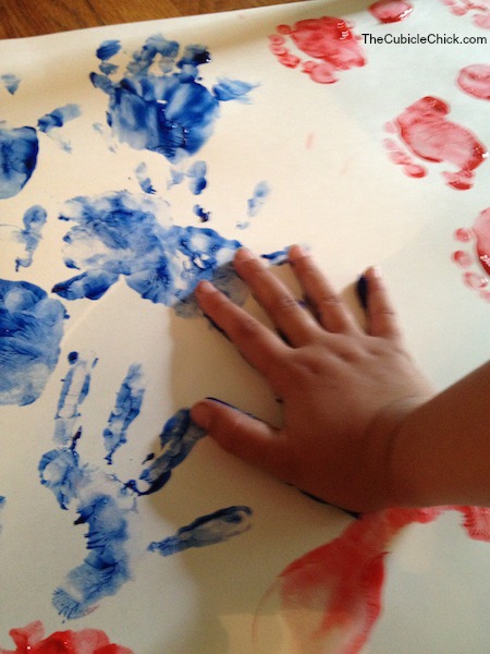 Memorial Day Hands On Flag