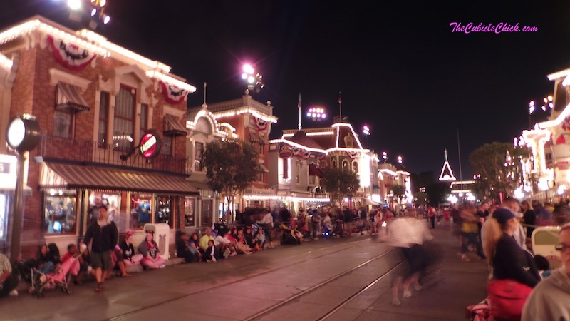 Disneyland at night