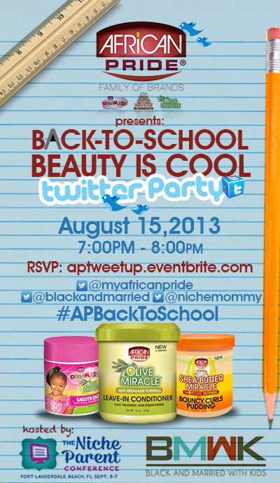 African Pride Back to School Twitter Party & Giveaway #APBackToSchool