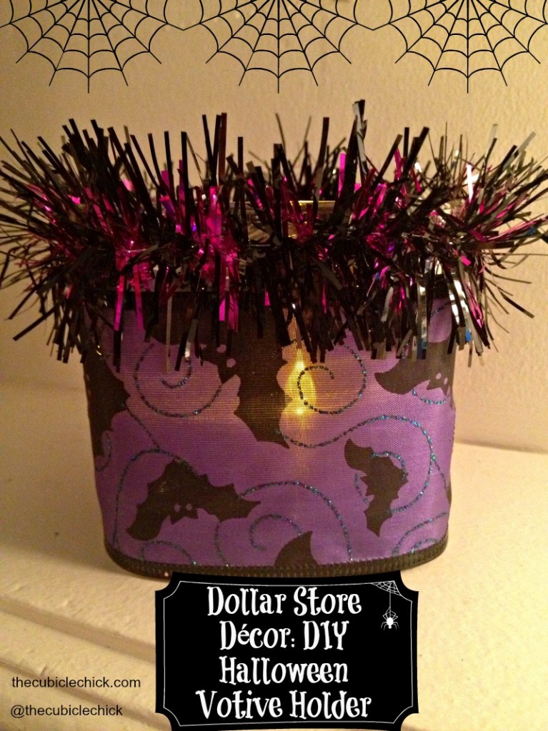 Dollar Store Décor DIY Halloween Votive Holder
