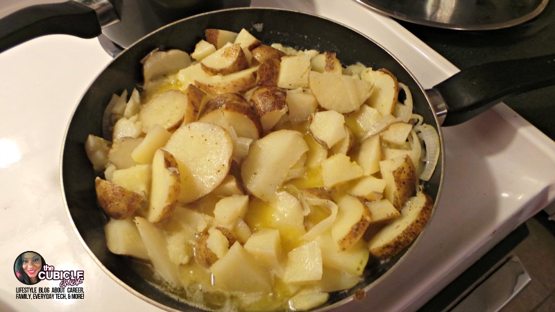 Fall Hearty Recipe Diced and Chopped Butter Potatoes