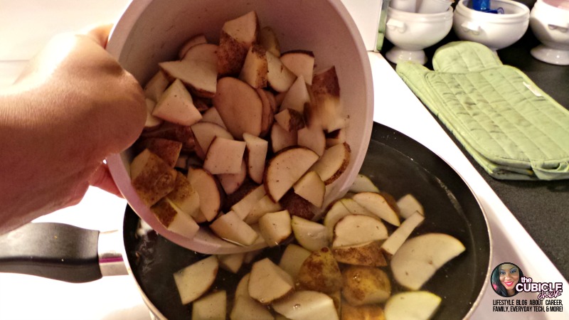 Fall Hearty Recipe Diced and Chopped Butter Potatoes Step 3