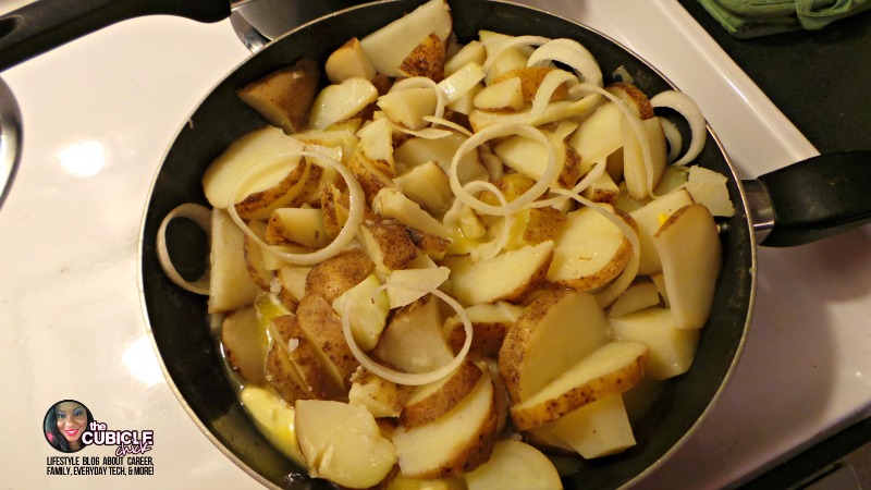 Fall Hearty Recipe Diced and Chopped Butter Potatoes Step 8