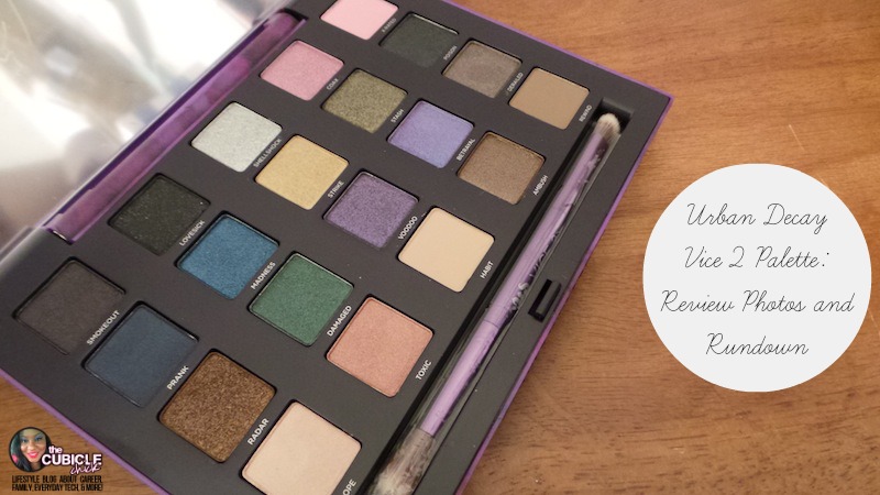 Urban Decay Vice 2 Palette Review