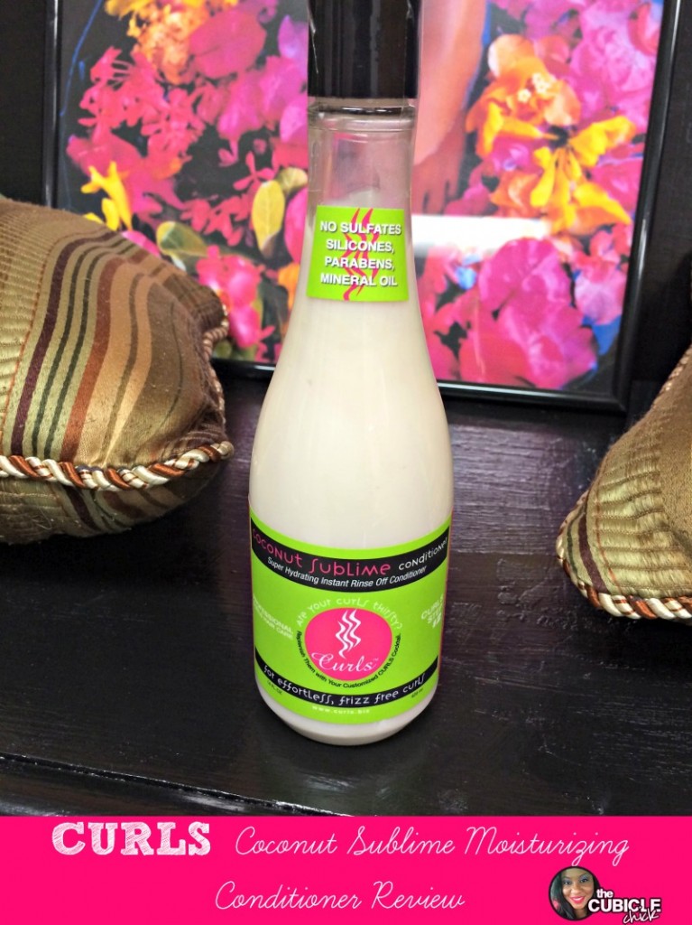 CURLS Coconut Sublime Moisturizing Conditioner Review