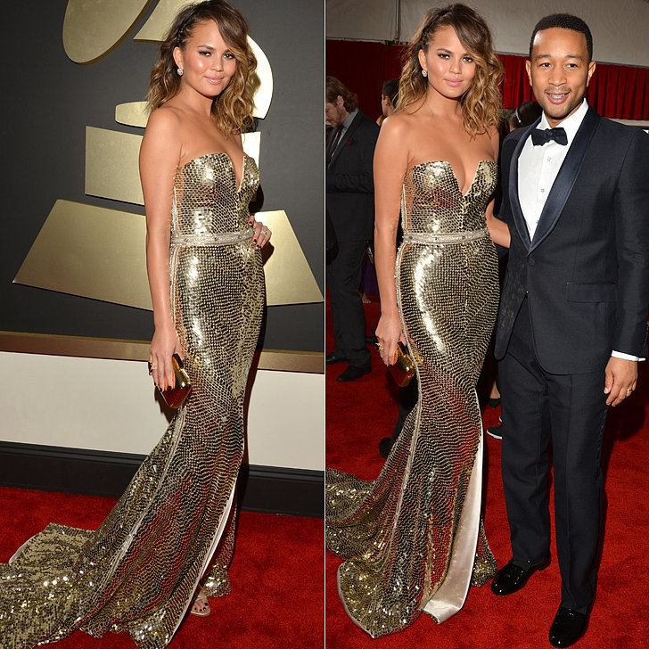 Chrissy Teigen 2014 Grammy Awards