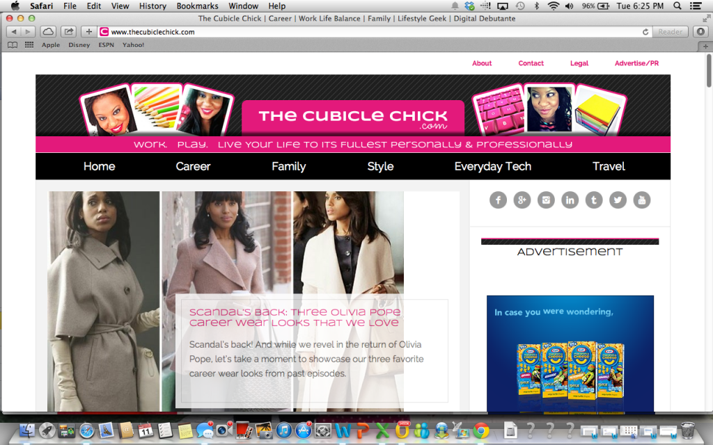 The Cubicle Chick website