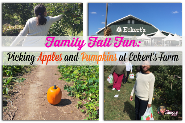 Family Fall Fun Picking Apples and Pumpkins at Eckert's Farm