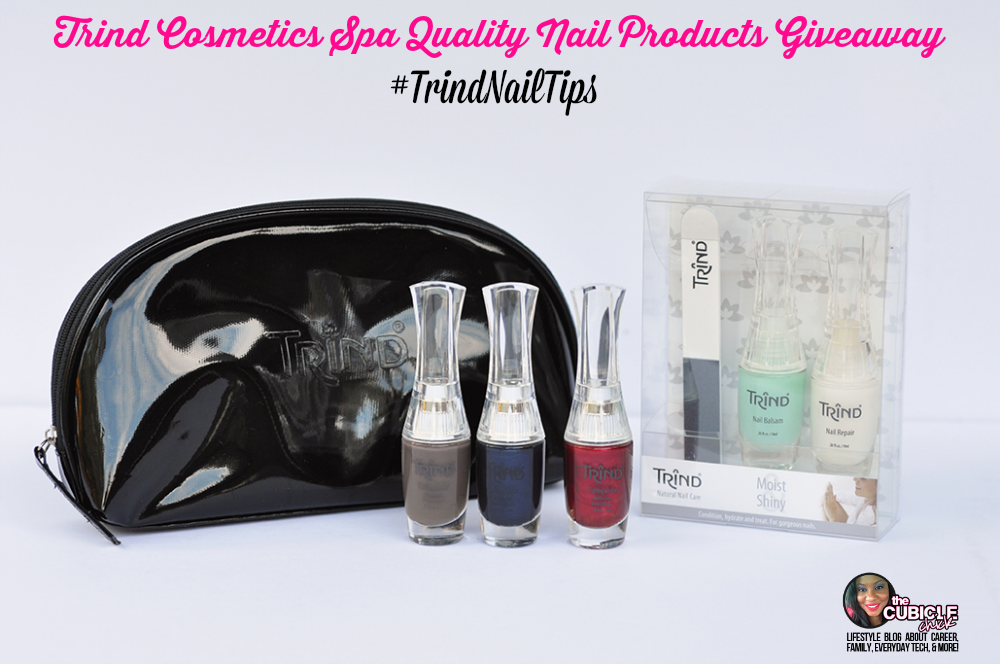 Giveaway Trind Cosmetics Spa Quality Nail Products #TrindNailTips