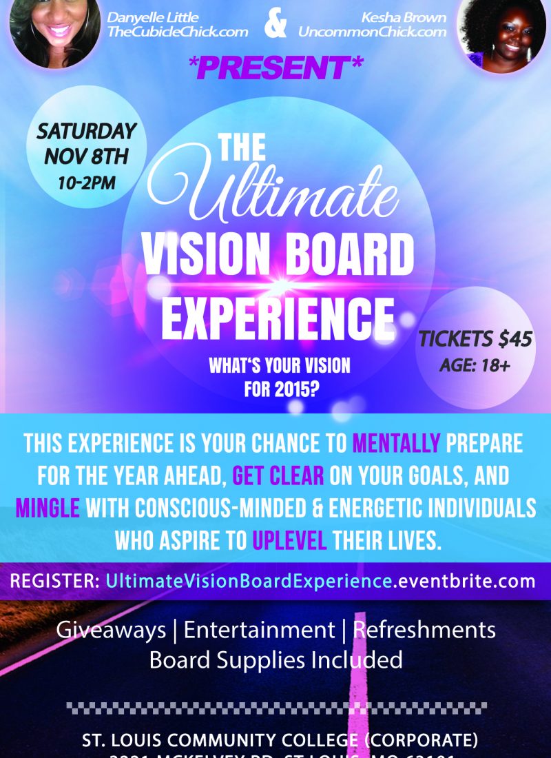 I’m Co-hosting the Ultimate Vision Board Experience Event St. Louis 11/8: You’re Invited!