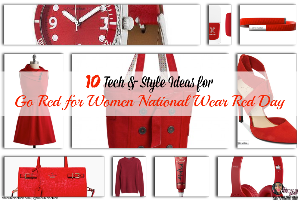 10 Tech and Style Ideas for Go Red for Women National Wear Red Day