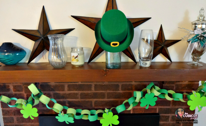 St. Patrick's Day Shamrock Garland Craft