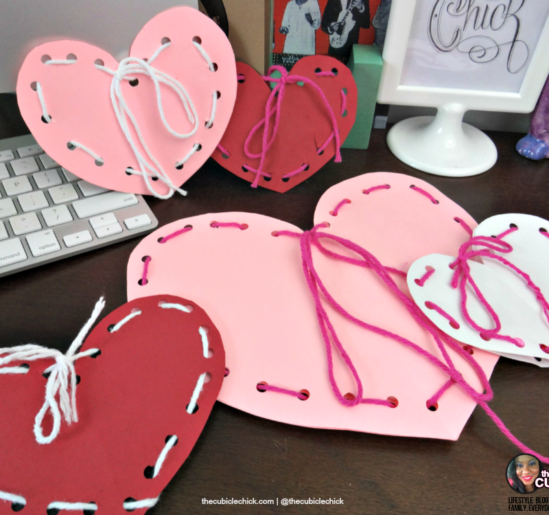 Homemade Valentine: Yarn and Paper Craft