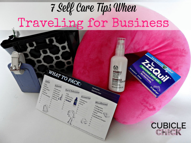 7 Self Care Tips When Traveling for Business