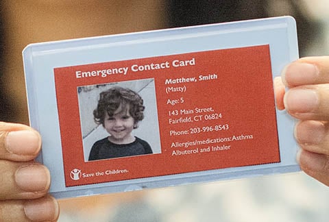 Working Parents: Stay Connected During a Disaster with an Emergency Contact Card