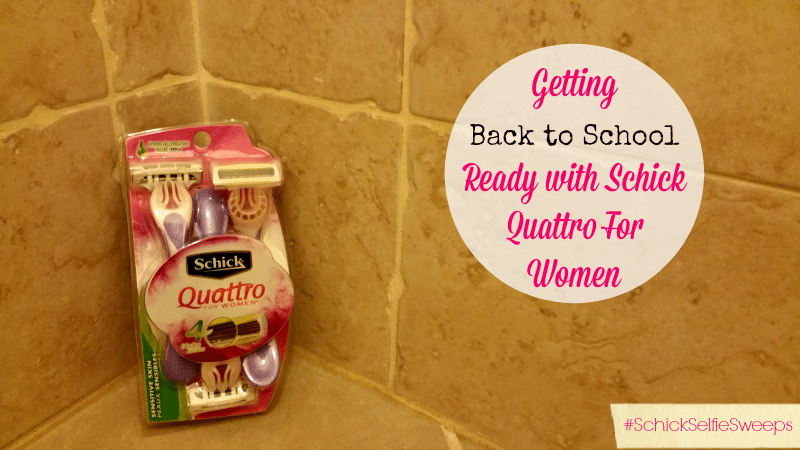 Getting Back to School Ready with Schick Quattro For Women