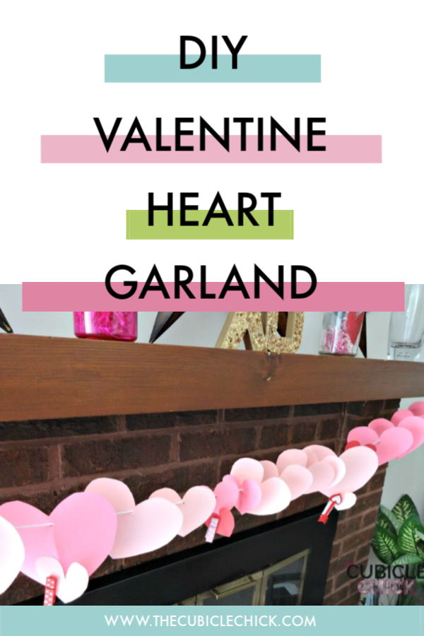 Learn how to make this fun and festive Valentine Hearts Garland that can make a beautiful centerpiece for any room. Kid friendly!