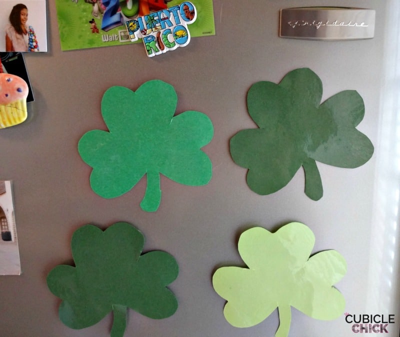 DIY Shamrock Magnets: Busy Parent Craft