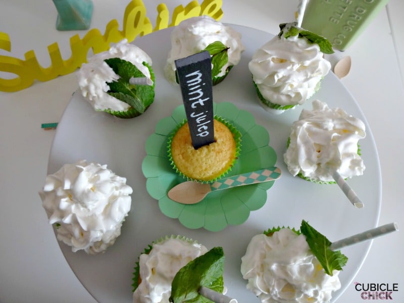 Mint Julep Cupcakes