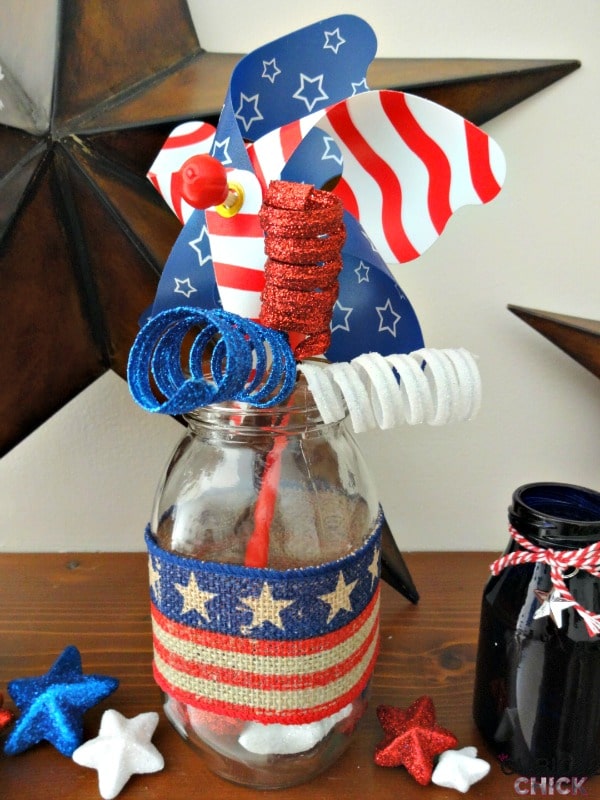 Fourth of July DIY Mason Jars