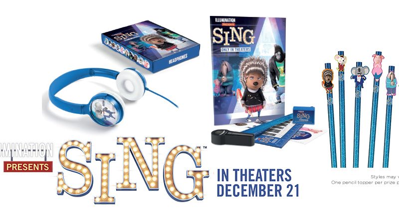 SING Prize Pack Giveaway + Printables #SingMovie #ad