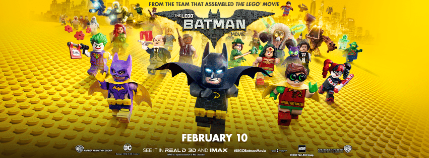 Learn more about The LEGO BATMAN MOVIE, and enter to win a valued at $75.00, and enter to win a LEGO BATMAN MOVIE gift pack valued at $65.00.