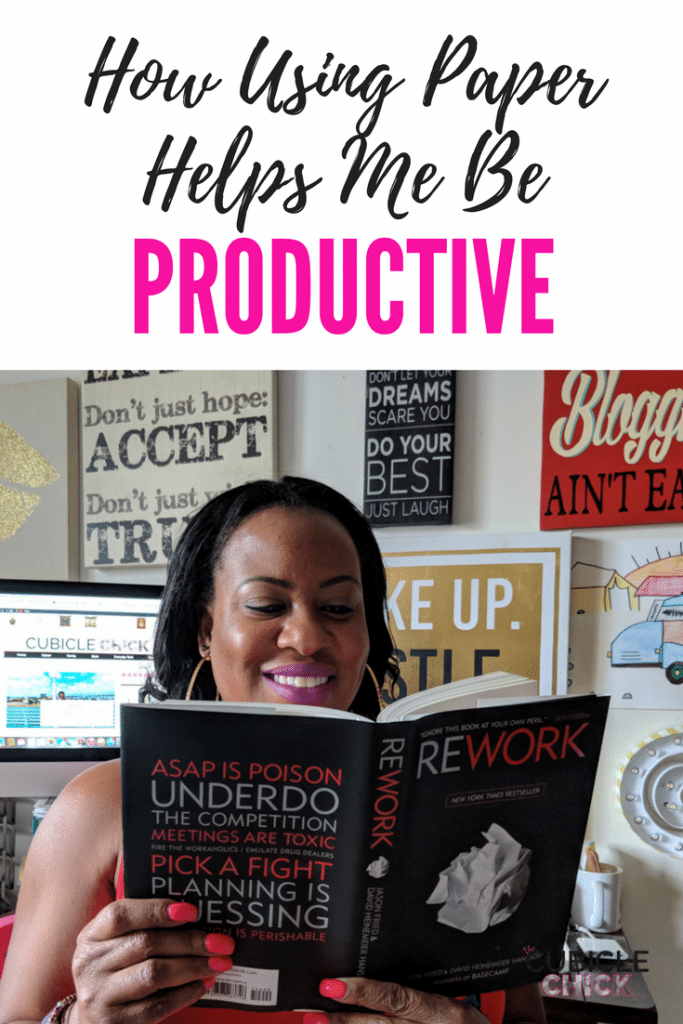  I am sharing tips on how using paper helps me be productive and efficient even when I am not tapped in digitally.