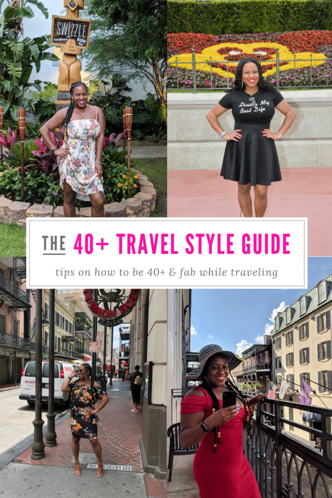 Being 40+ doesn't mean that you can't slay your style while traveling. 