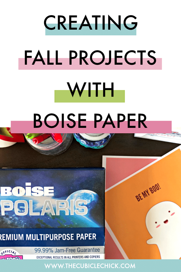 In a sponsored conversation with Boise Paper, I am sharing tips on creating memorable fall projects that are fun for the whole family.