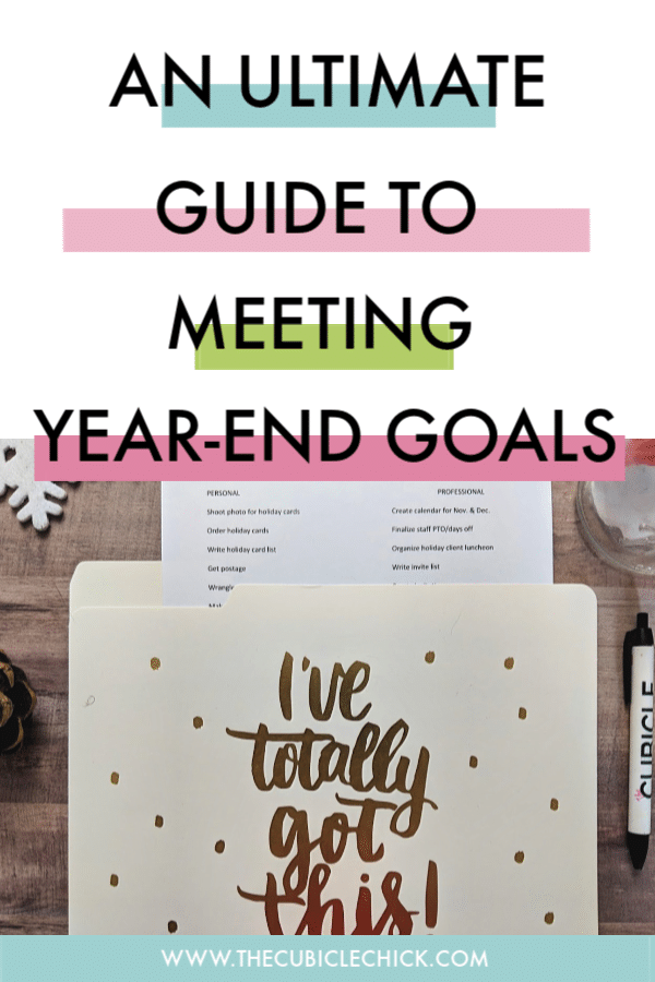 You don't have to scramble---with my ultimate guide to meeting year end deadlines, you'll be able to enjoy the season and crush your goals.