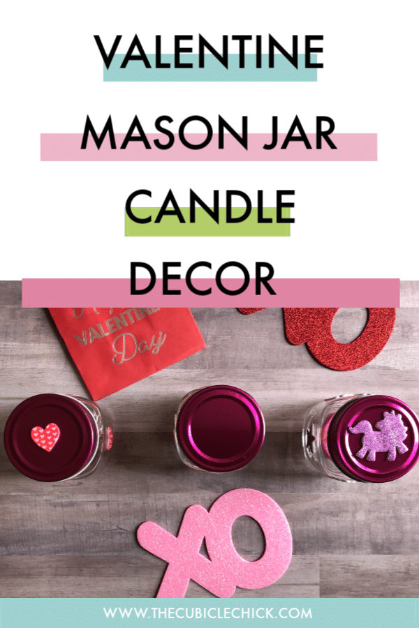 Are you looking to spice things up around the house for cupid? Try my easy to make Valentine Mason Jar Decor that is fun and lit!