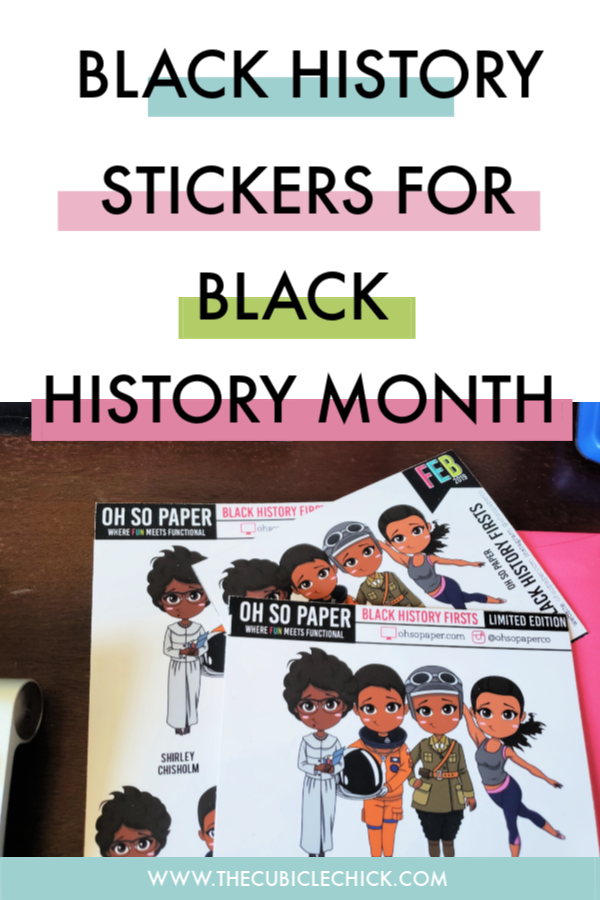These Oh So Paper Black History Firsts Limited Edition Stickers are just what the world needs to help celebrate and appreciate Black History Month.
