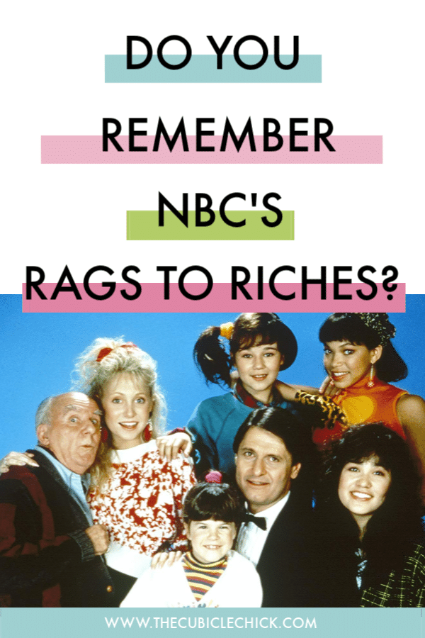 Rags to Riches was a musical series that had just two seasons on NBC in the 80's, but had a profound effect on this pre-teen black girl living in Phoenix.