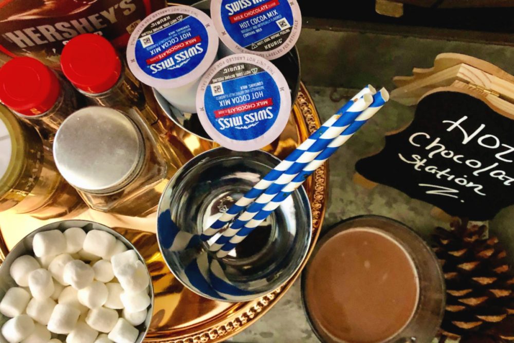 Cold weather means warming up your guests during holiday fetes. My Hot Chocolate Station set-up has everything you need to drop it like it's hot.