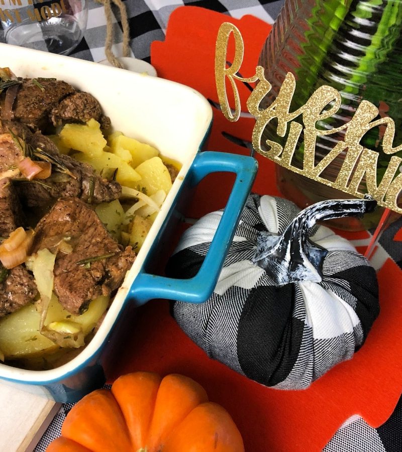 Friendsgiving is right around the corner! My Rosemary Lamb Steaks recipe is a great main dish for Friendsgiving, and will have you in BFF status.