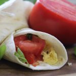 For busy families on the go, don't skip the most important meal of the day. Do breakfast on the go with these tomato basil breakfast burritos.