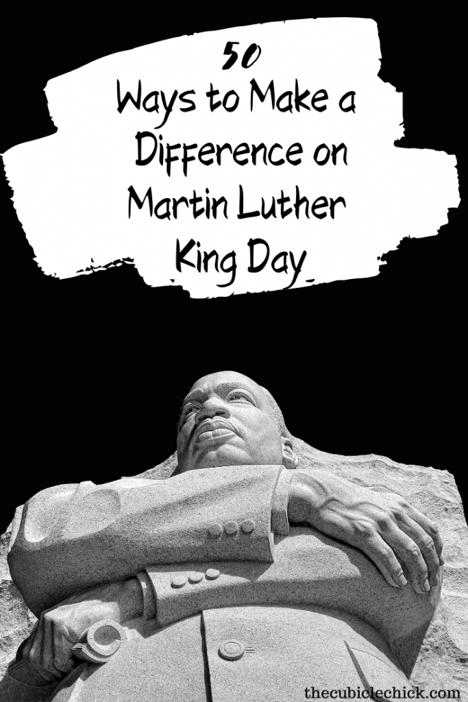 MLK Day isn't a day off--it's a day for you to commit acts of service. Here are some ideas and inspo on how you can honor him and make a difference.