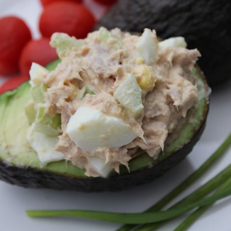 Protein Packed Tuna Avocado Cups Recipe