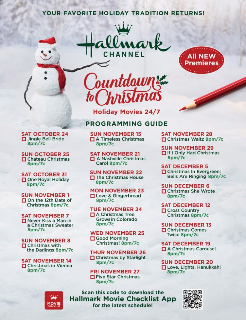 Oh yeah! The most wonderful time of the year has arrived! It's time to get excited about Hallmark's Countdown to Christmas.